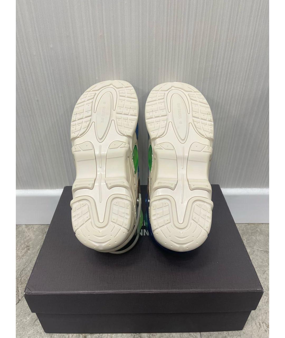 RAF SIMONS Белые низкие кроссовки / кеды, фото 5