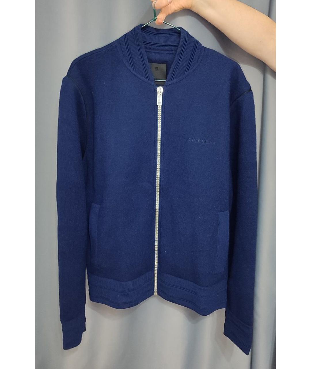 GIVENCHY Темно-синяя шерстяная куртка, фото 10
