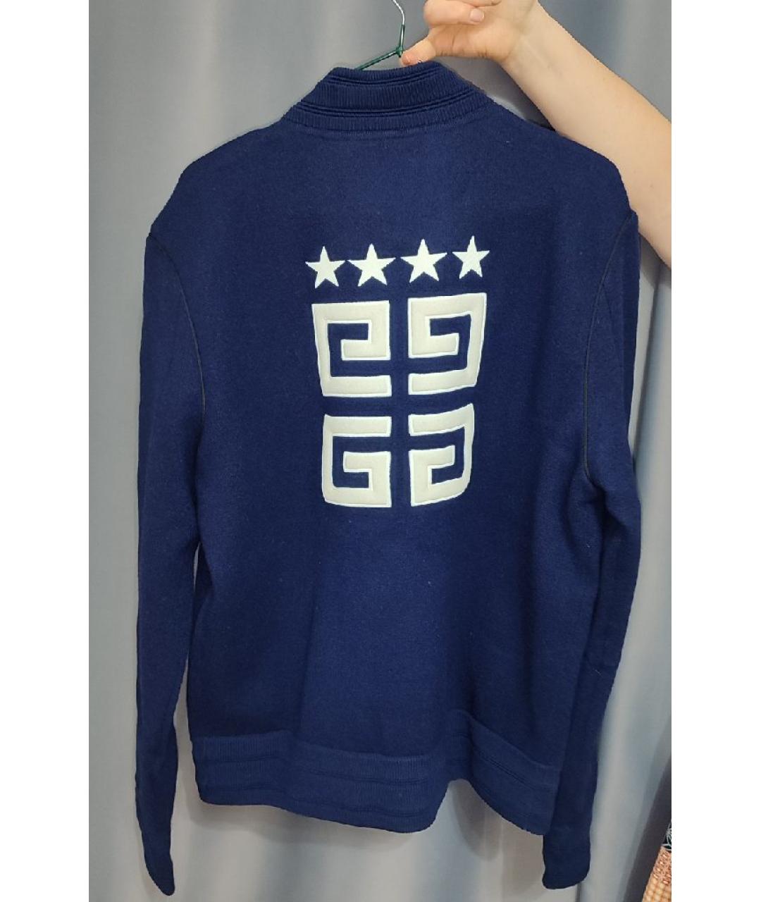 GIVENCHY Темно-синяя шерстяная куртка, фото 2