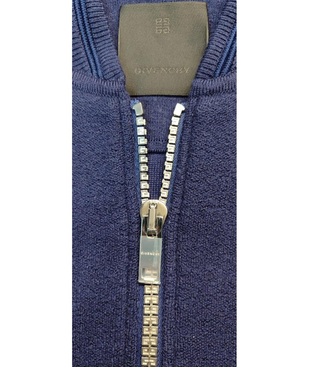 GIVENCHY Темно-синяя шерстяная куртка, фото 9