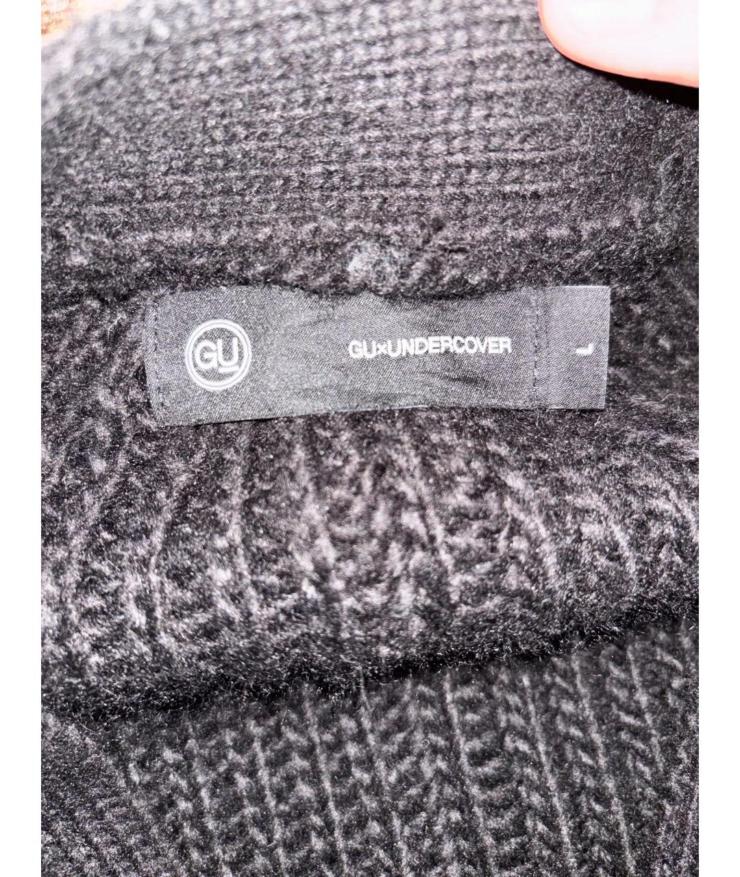 UNDERCOVER Черный хлопковый кардиган, фото 3