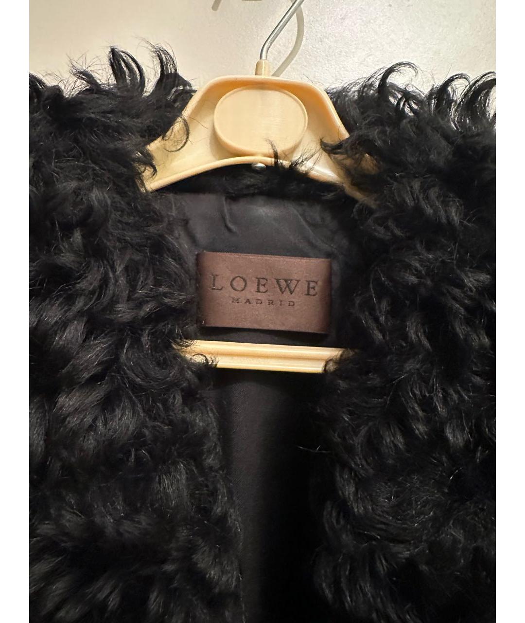 LOEWE Черный кожаный жакет/пиджак, фото 3