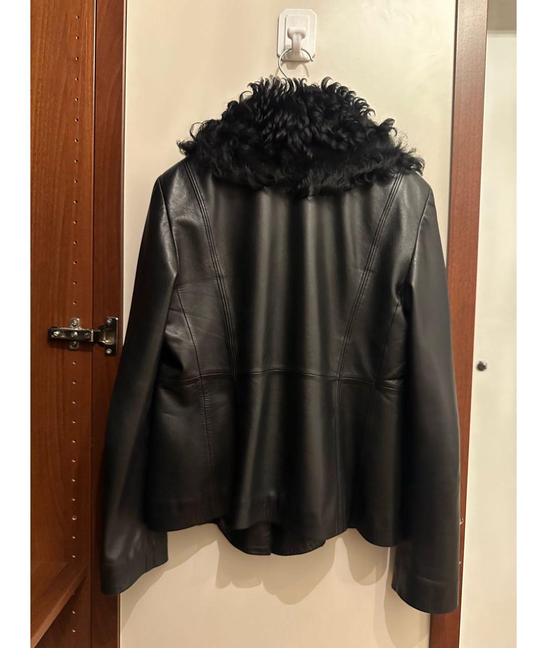 LOEWE Черный кожаный жакет/пиджак, фото 2