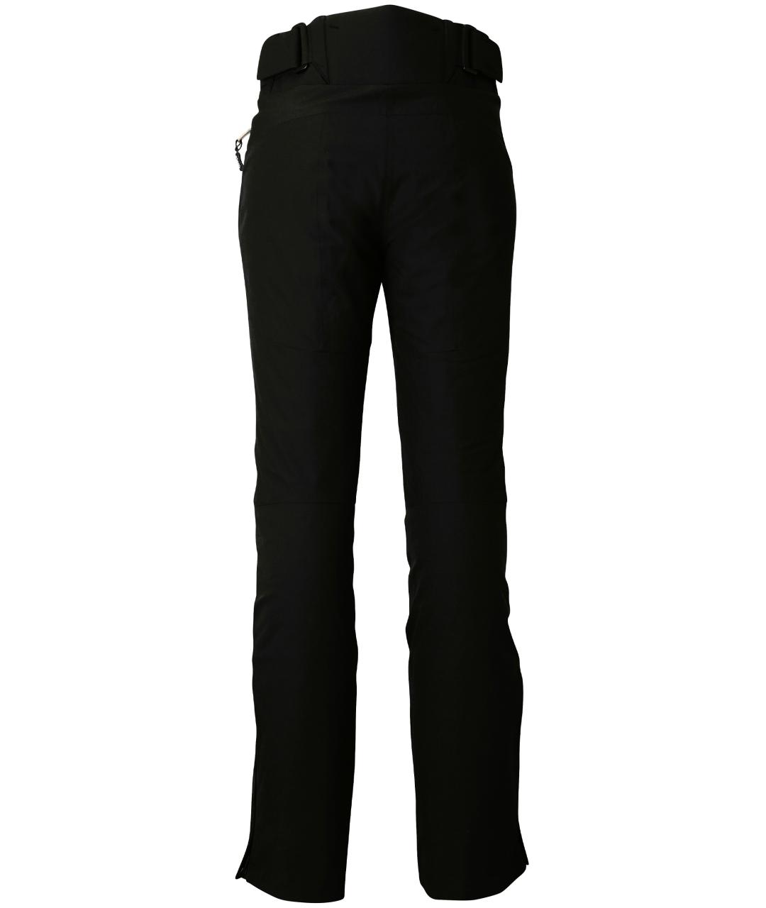 PHENIX Черные полиэстеровые прямые брюки, фото 2