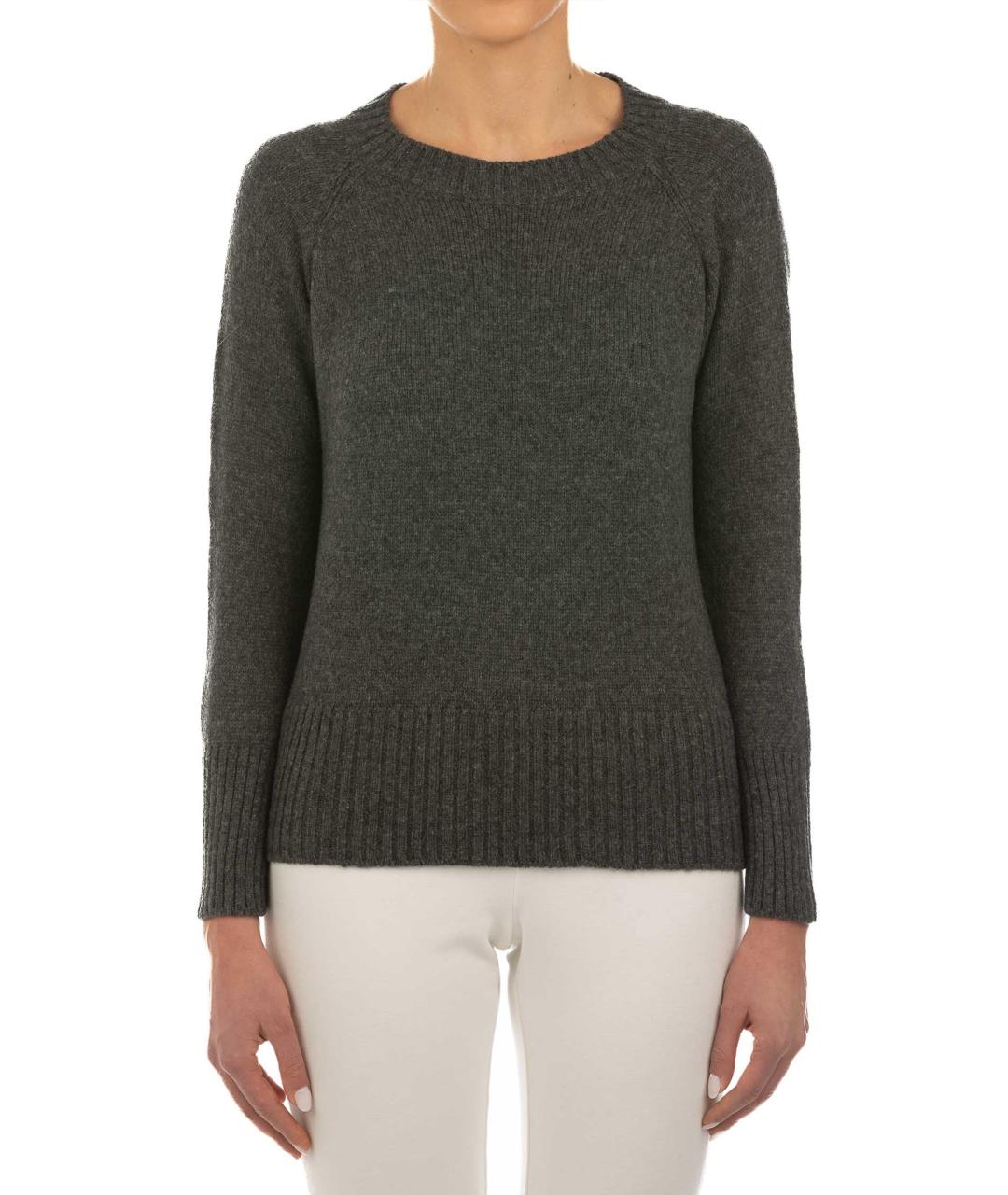 LE TRICOT PERUGIA Черный шерстяной джемпер / свитер, фото 3