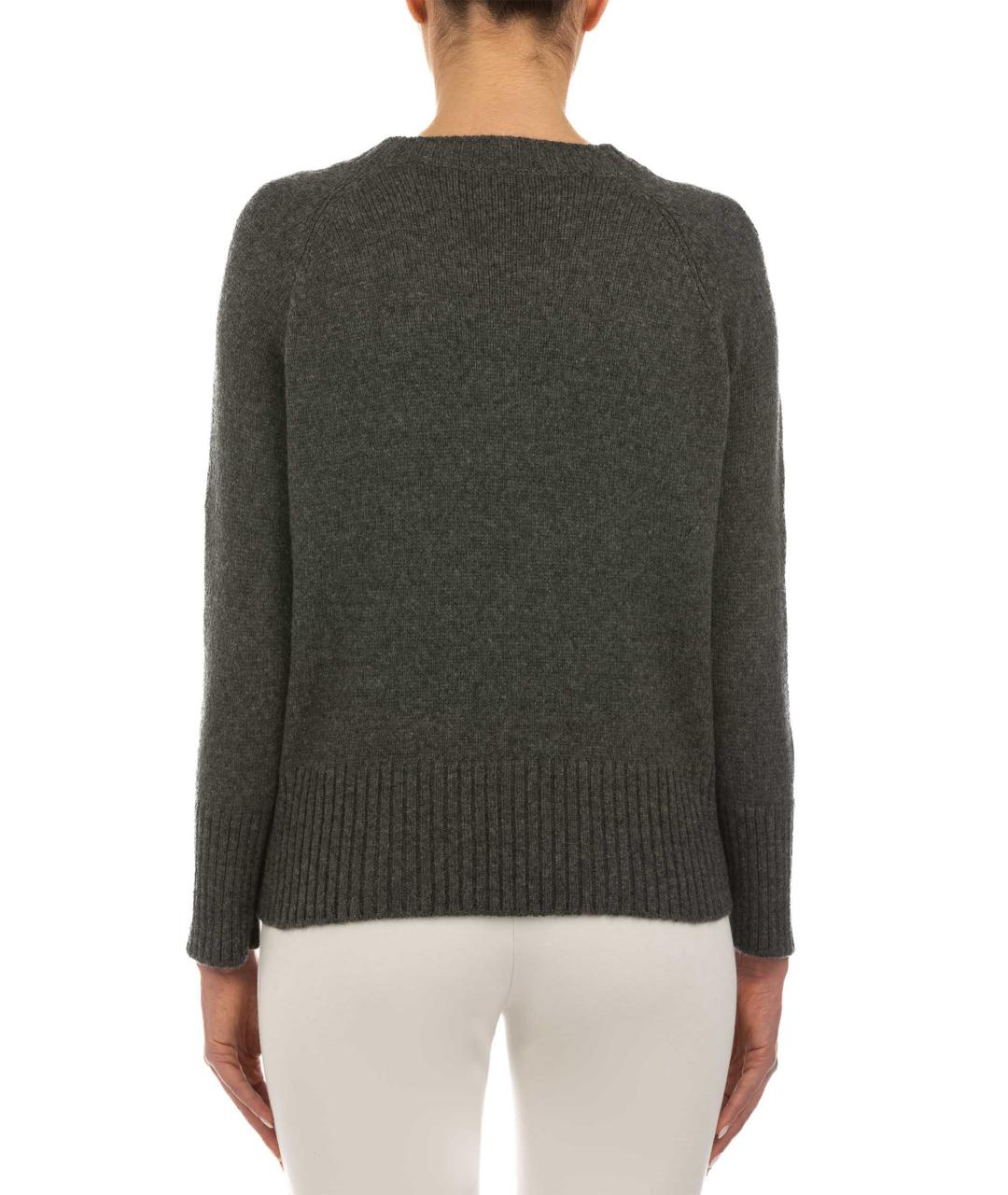 LE TRICOT PERUGIA Черный шерстяной джемпер / свитер, фото 2