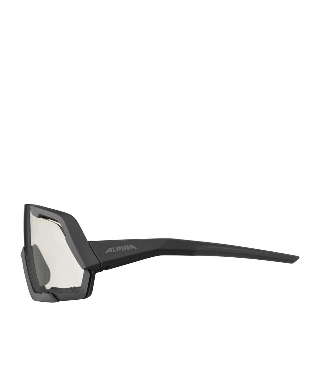 ALPINA Черные пластиковые солнцезащитные очки, фото 3