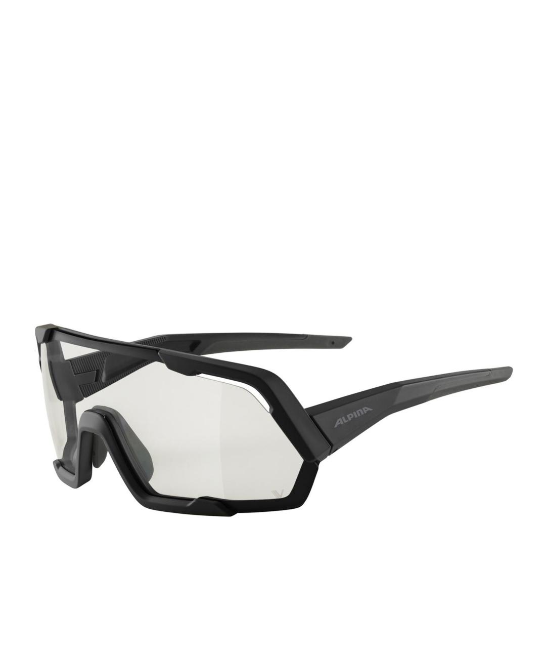 ALPINA Черные пластиковые солнцезащитные очки, фото 2