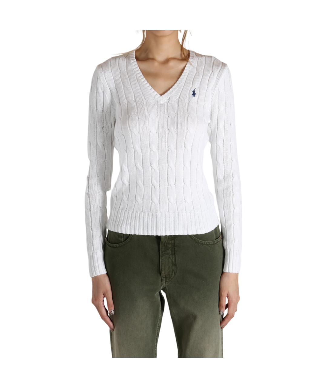 POLO RALPH LAUREN Белый джемпер / свитер, фото 3