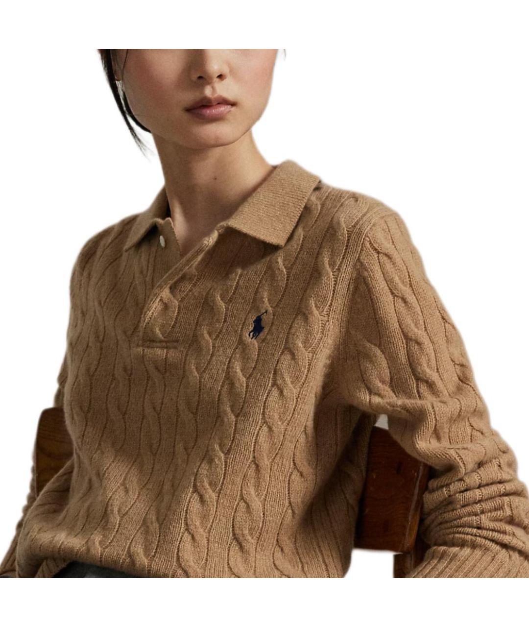 POLO RALPH LAUREN Бежевый джемпер / свитер, фото 5