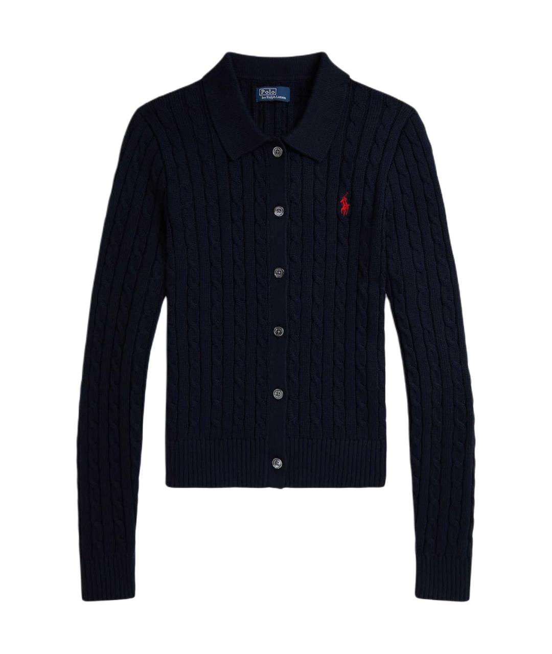 POLO RALPH LAUREN Синий хлопковый джемпер / свитер, фото 1