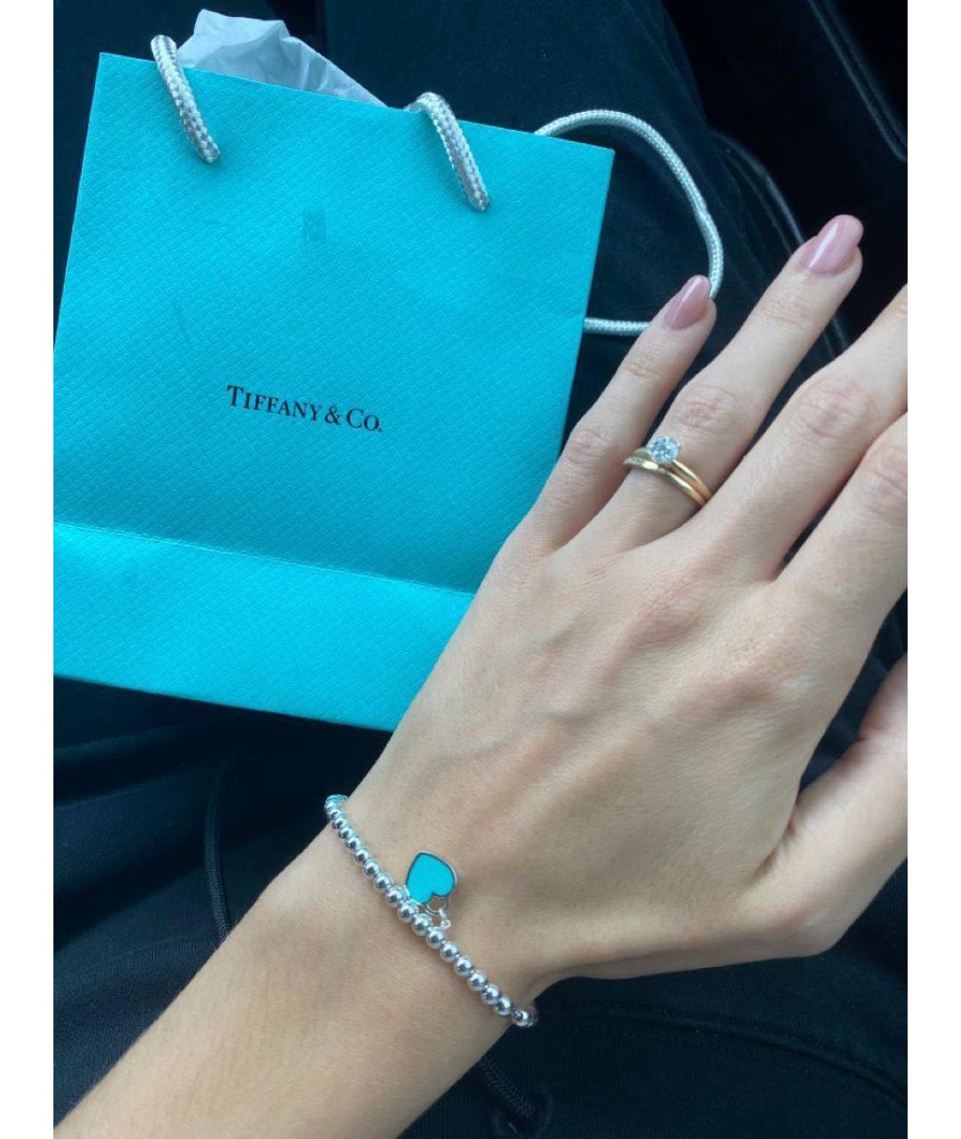 TIFFANY&CO Бирюзовый серебряный браслет, фото 3
