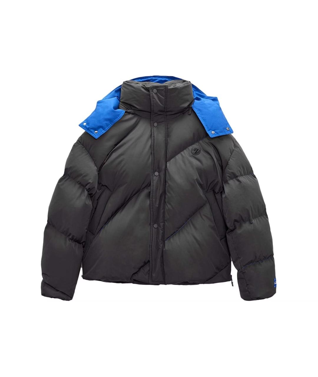 ADER ERROR Серый полиэстеровый пуховик, фото 1