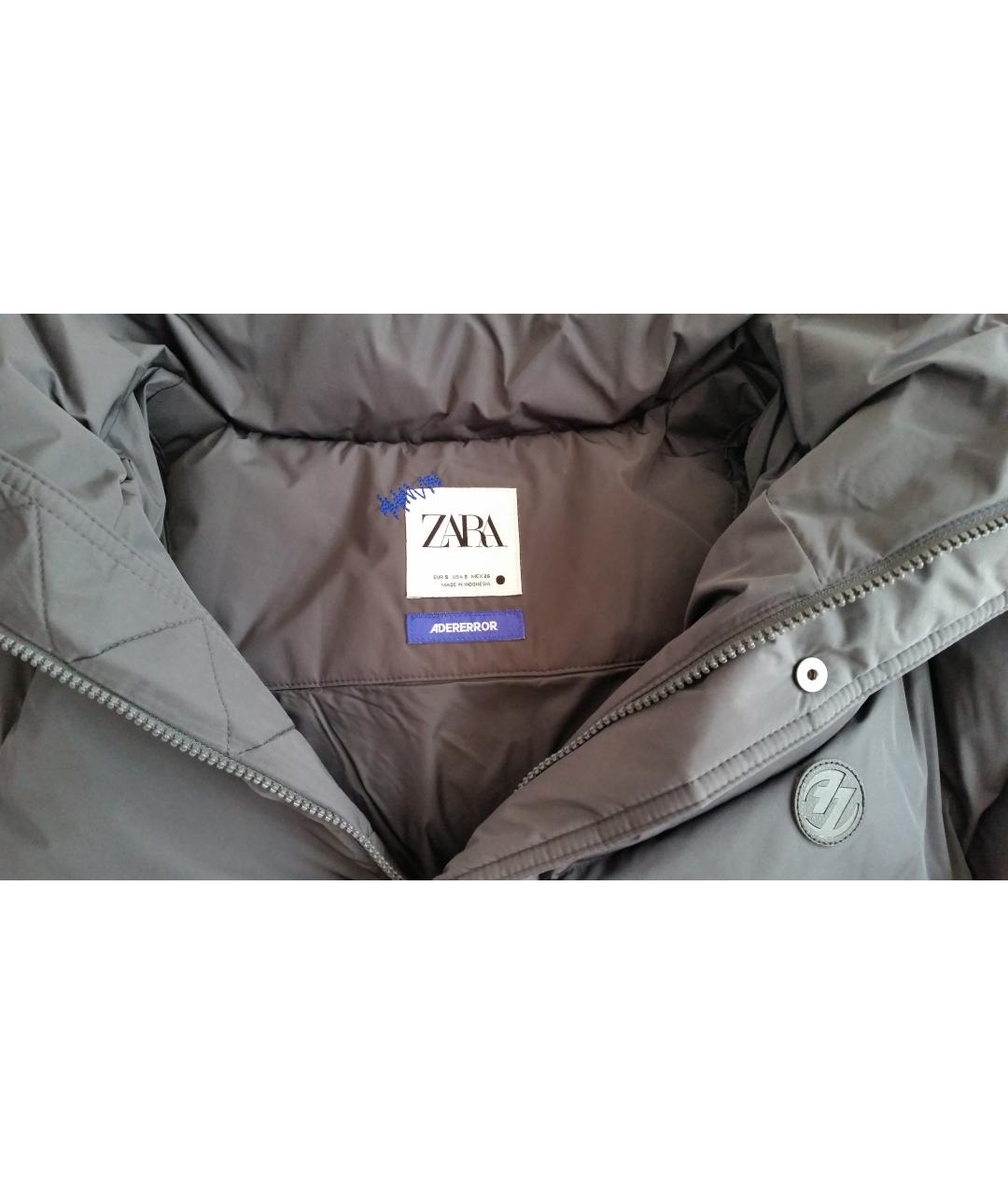 ADER ERROR Серый полиэстеровый пуховик, фото 3