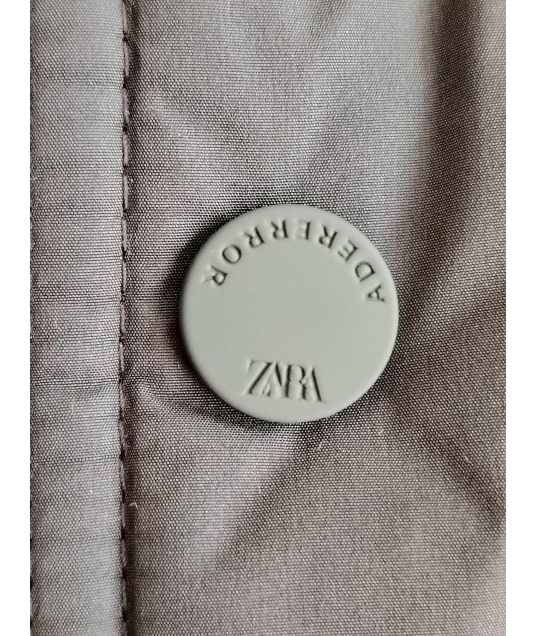 ADER ERROR Серый полиэстеровый пуховик, фото 8