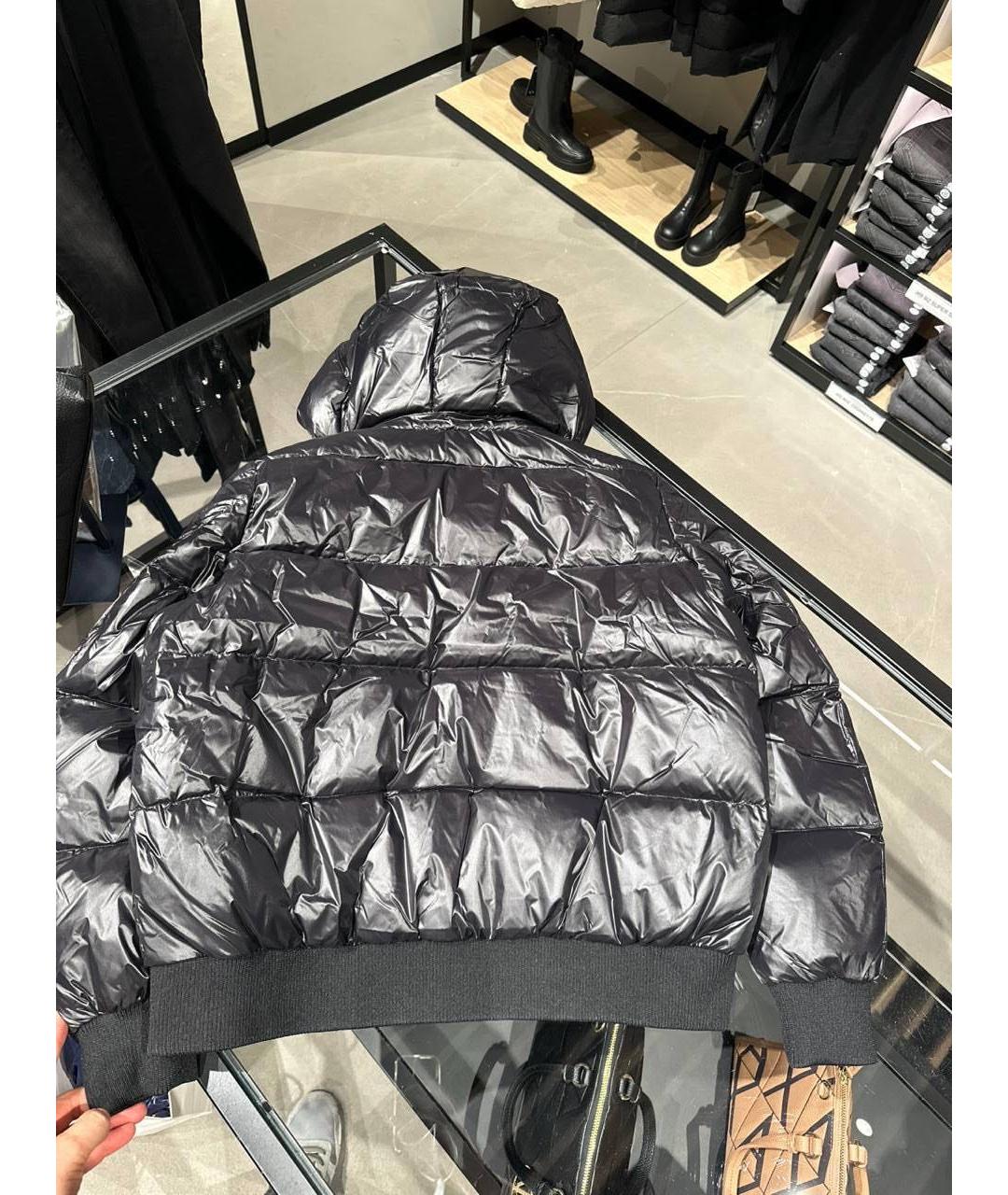 ARMANI EXCHANGE Черный полиэстеровый пуховик, фото 2