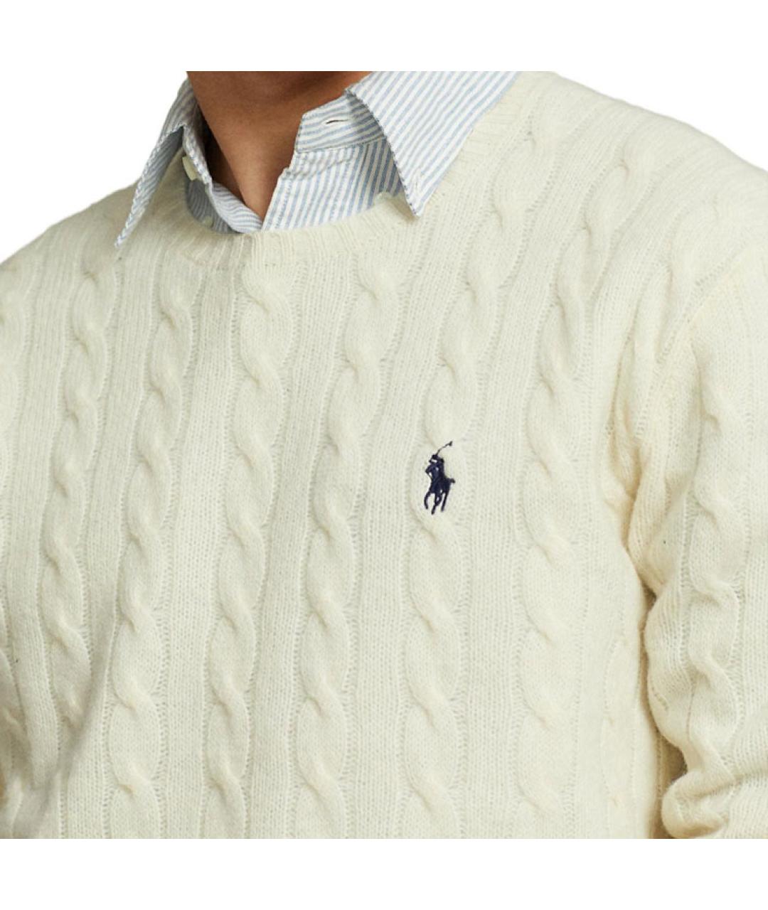POLO RALPH LAUREN Бежевый джемпер / свитер, фото 5