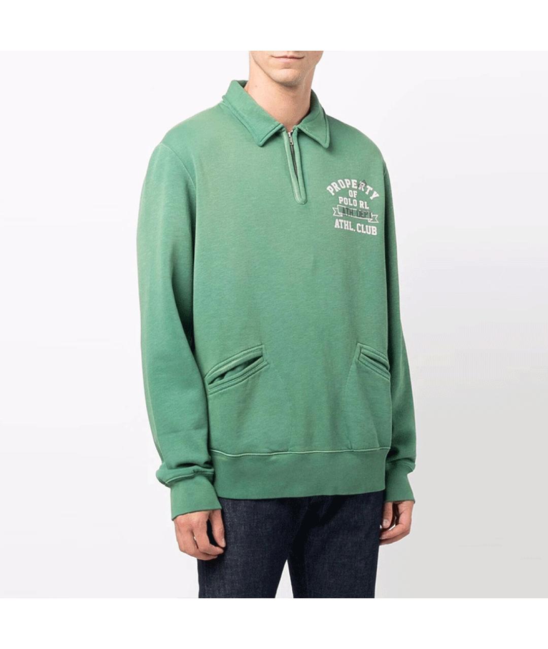 POLO RALPH LAUREN Зеленый джемпер / свитер, фото 4