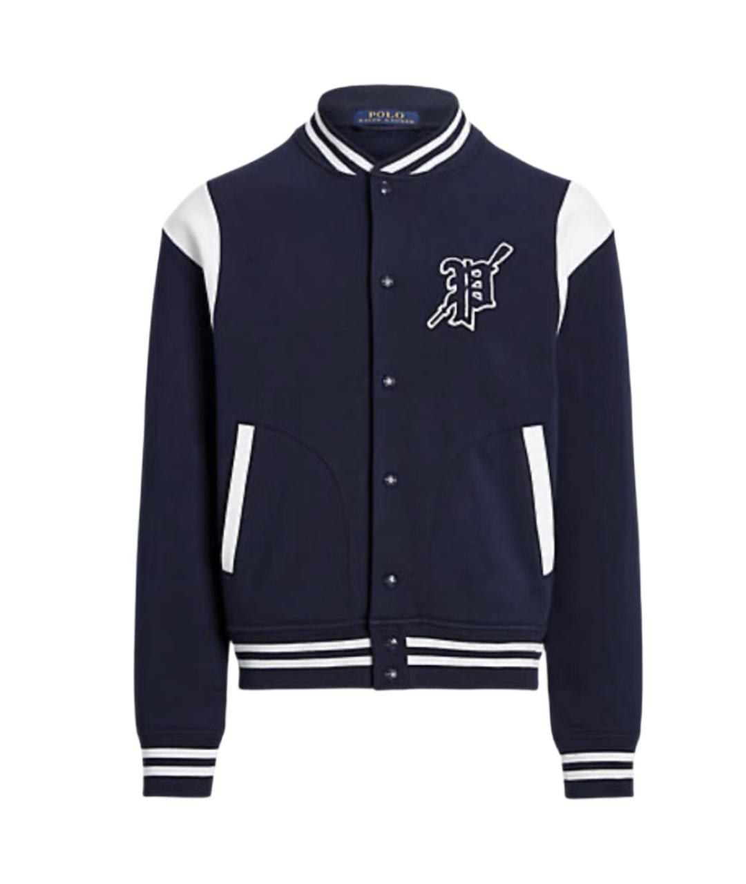 POLO RALPH LAUREN Темно-синяя хлопковая куртка, фото 1