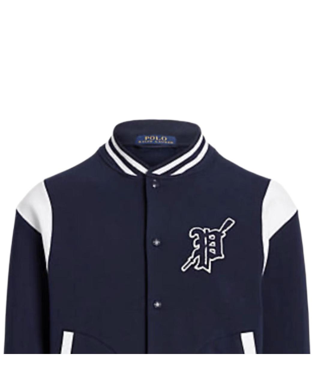 POLO RALPH LAUREN Темно-синяя хлопковая куртка, фото 7