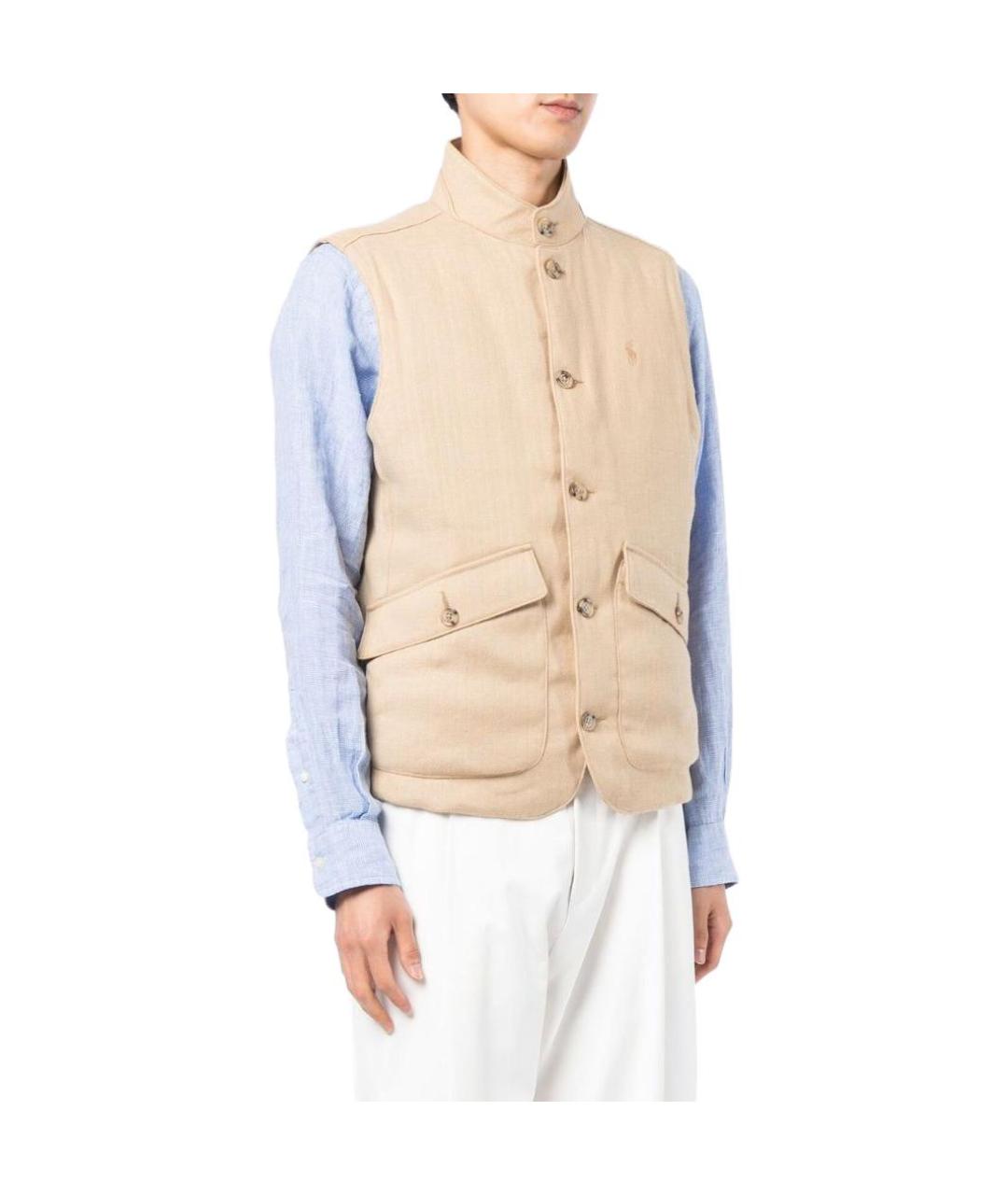 POLO RALPH LAUREN Хаки жилет, фото 3