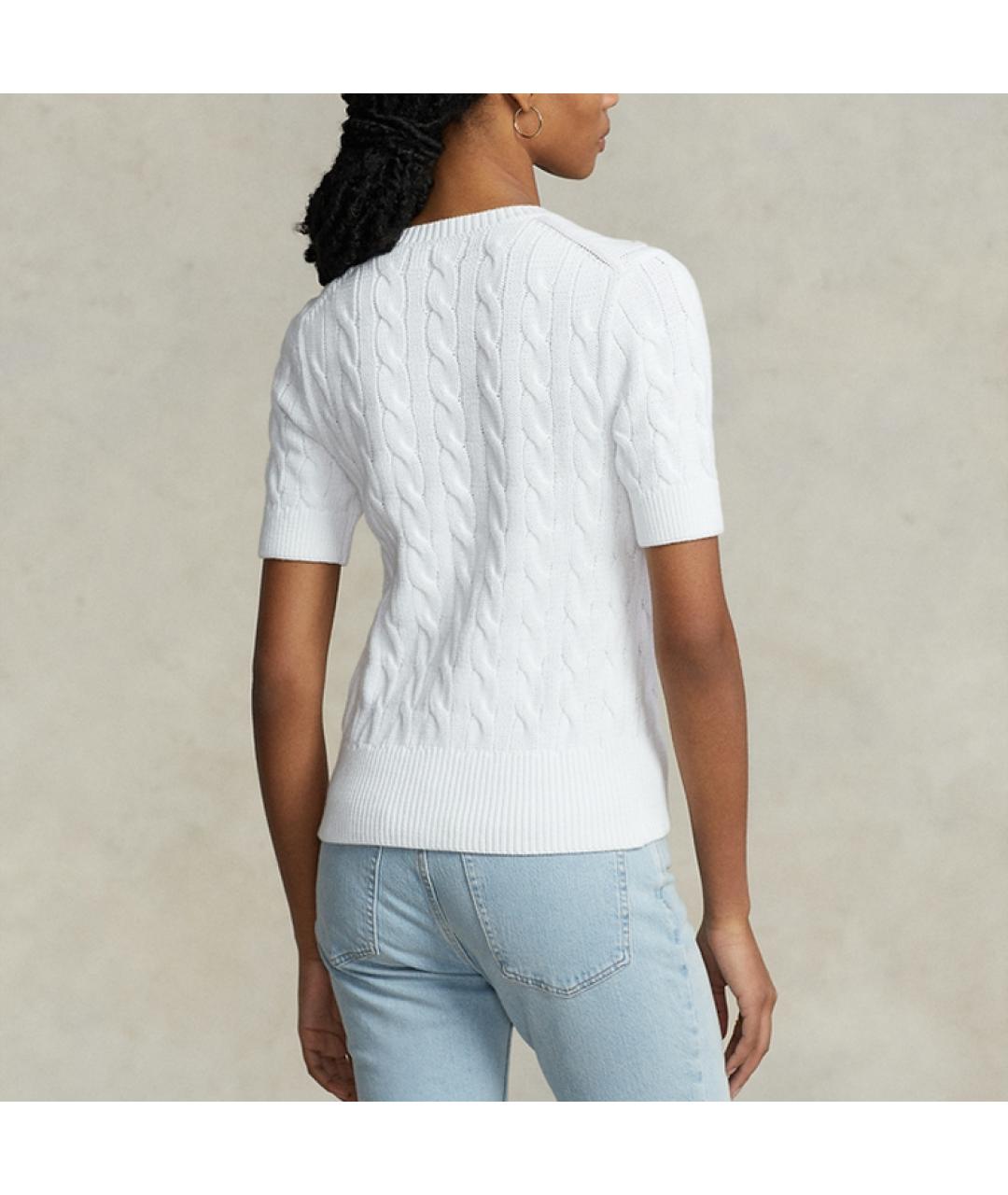 POLO RALPH LAUREN Белый джемпер / свитер, фото 2