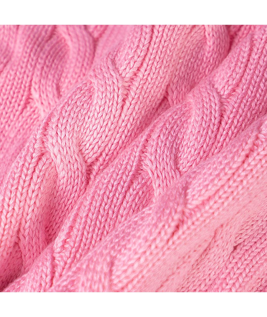 POLO RALPH LAUREN Розовый хлопковый джемпер / свитер, фото 4