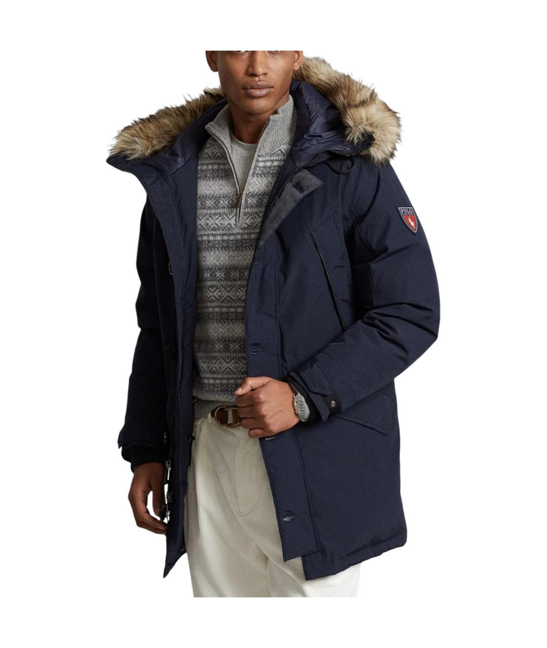 POLO RALPH LAUREN Темно-синий пуховик, фото 4