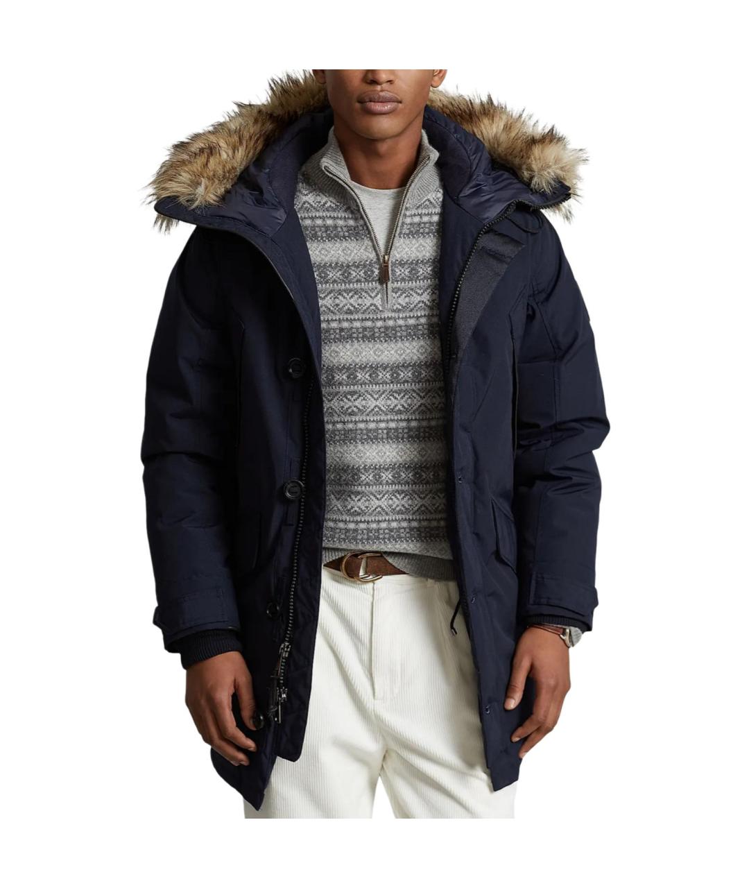 POLO RALPH LAUREN Темно-синий пуховик, фото 2