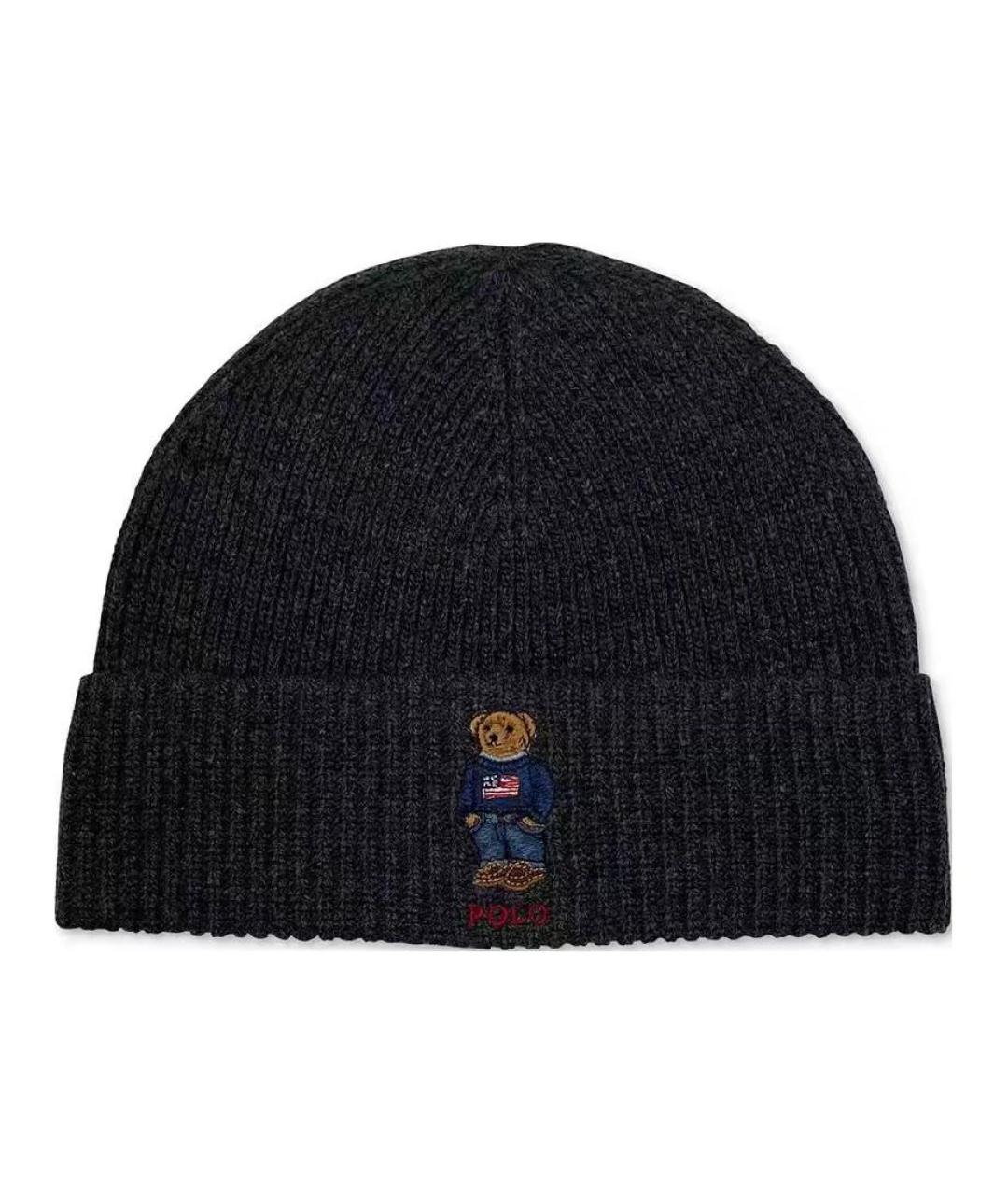 POLO RALPH LAUREN Серая шапка, фото 1