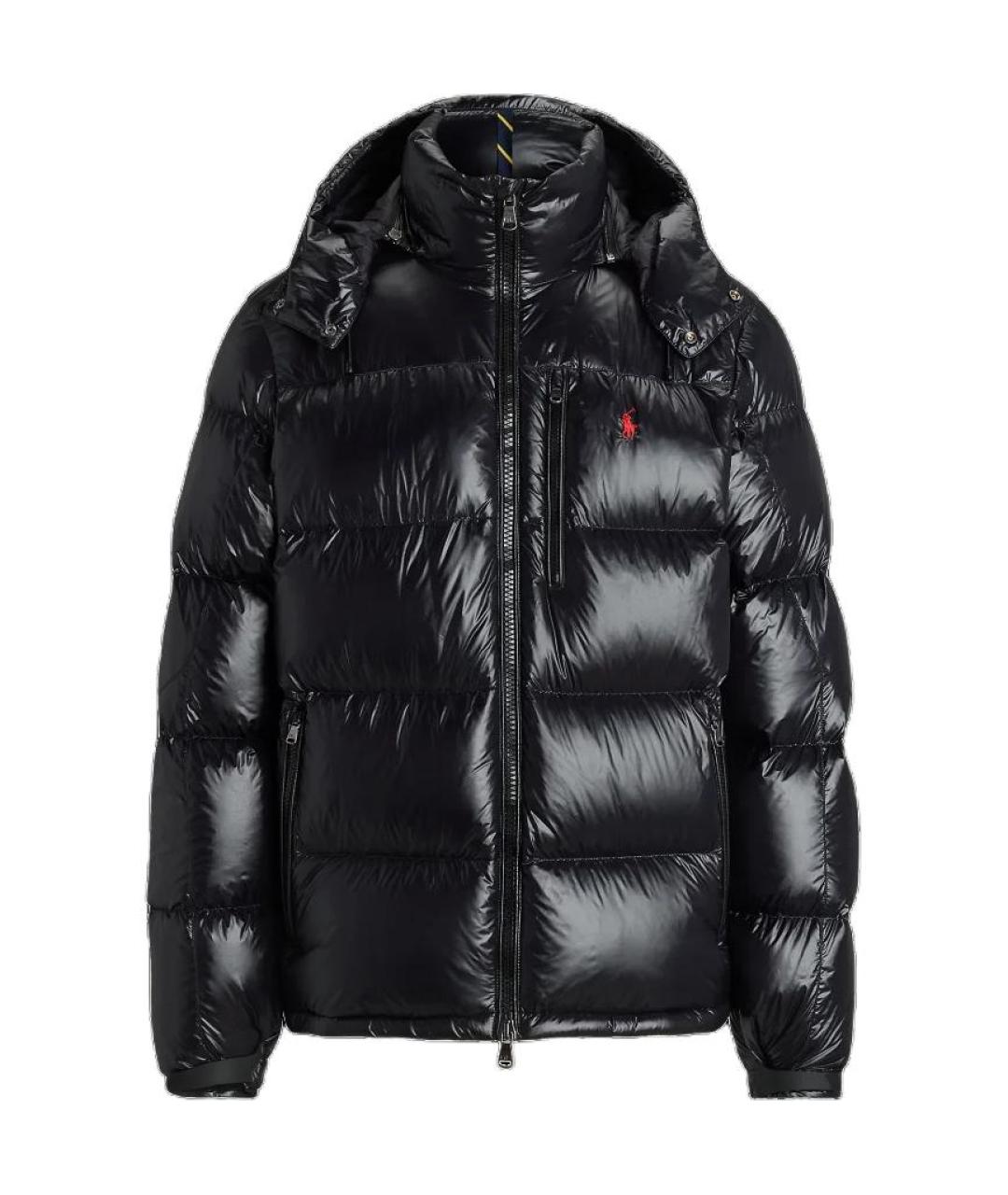 POLO RALPH LAUREN Черный пуховик, фото 1