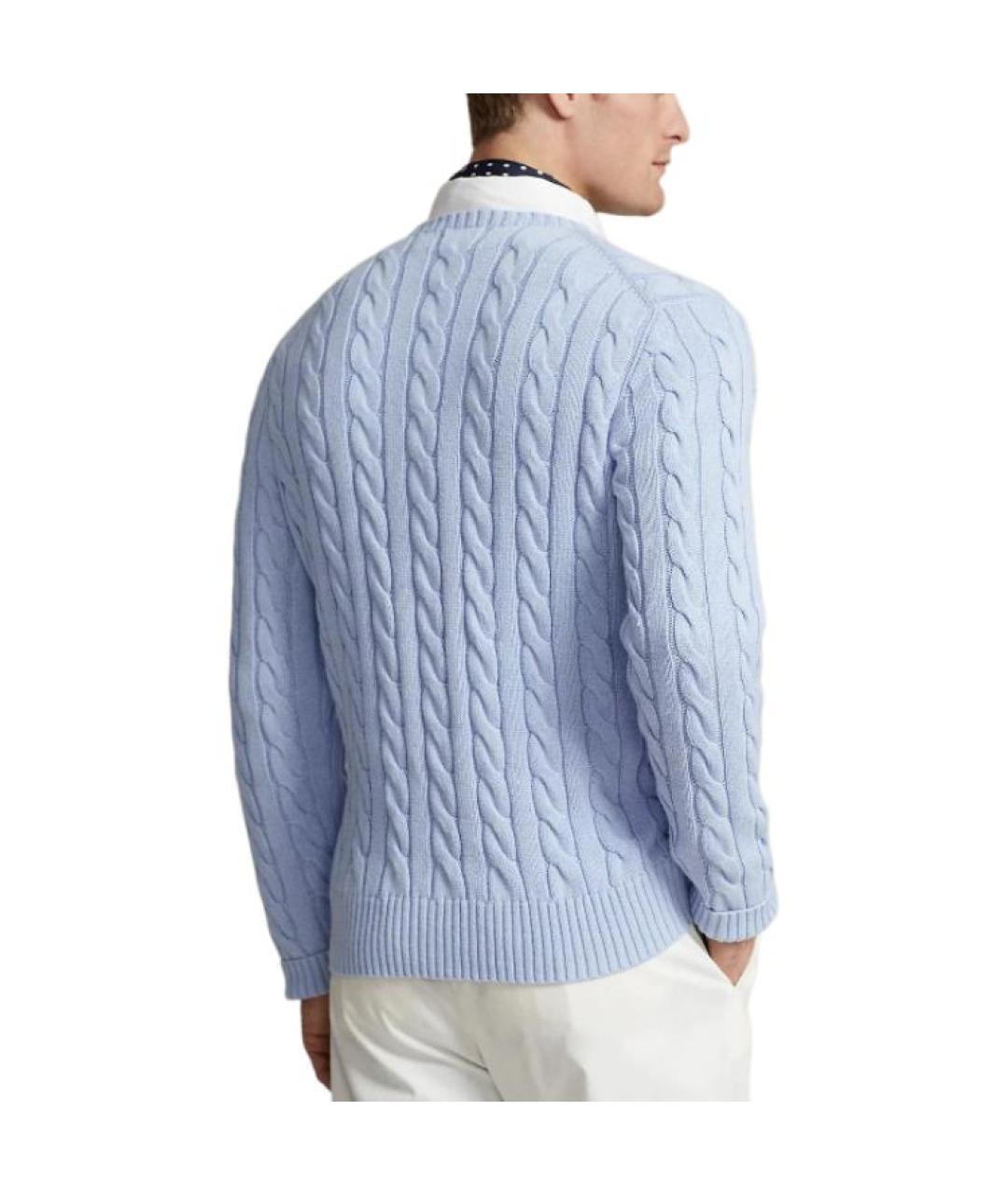 POLO RALPH LAUREN Голубой джемпер / свитер, фото 4