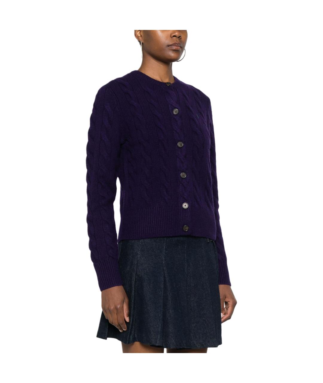 POLO RALPH LAUREN Фиолетовый кардиган, фото 4