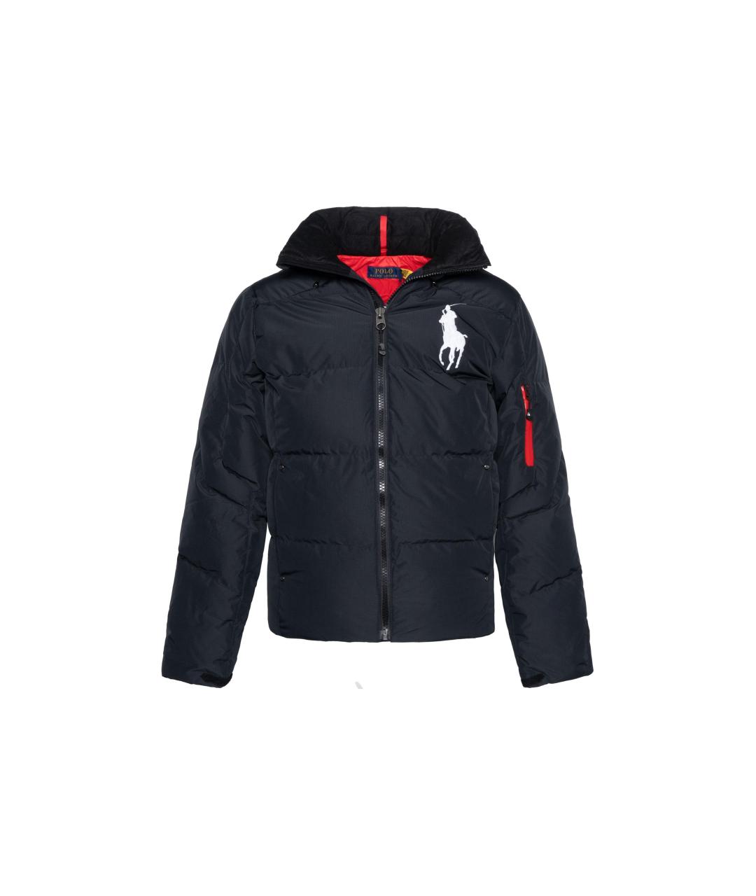 POLO RALPH LAUREN Черный пуховик, фото 1
