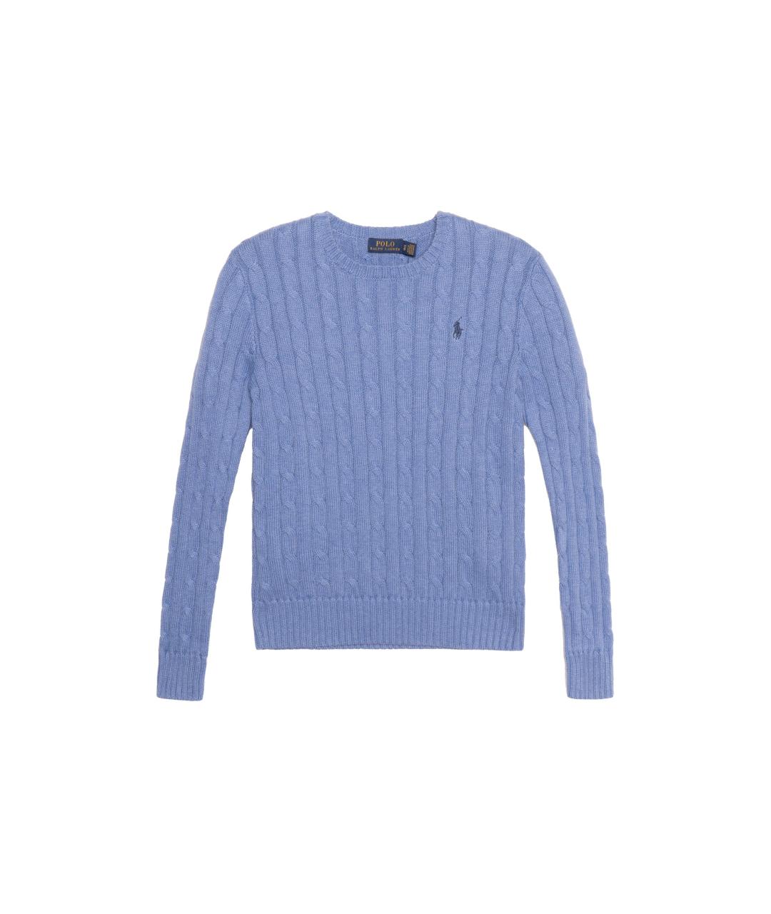 POLO RALPH LAUREN Синий хлопковый джемпер / свитер, фото 6