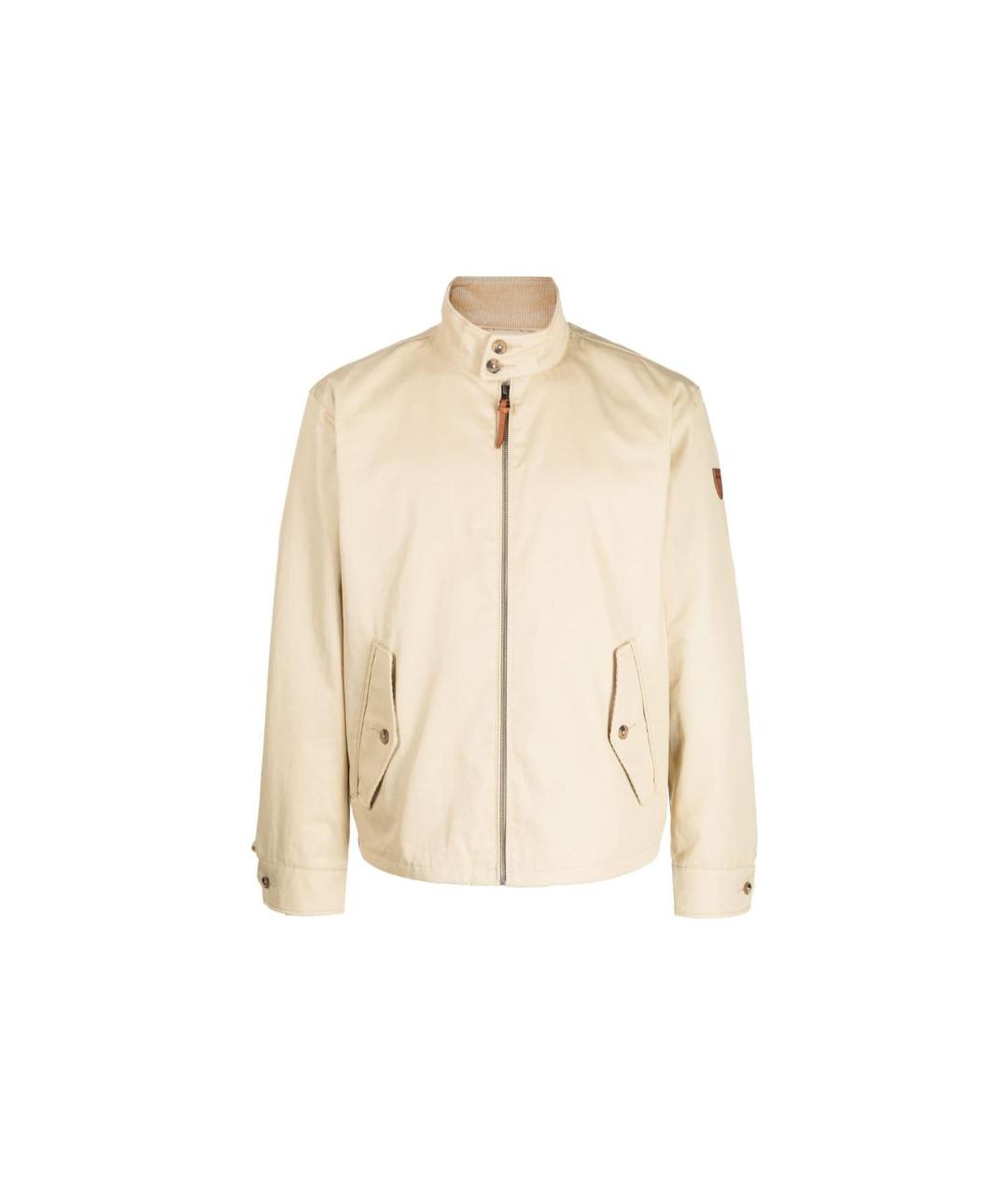 POLO RALPH LAUREN Бежевая хлопковая куртка, фото 7