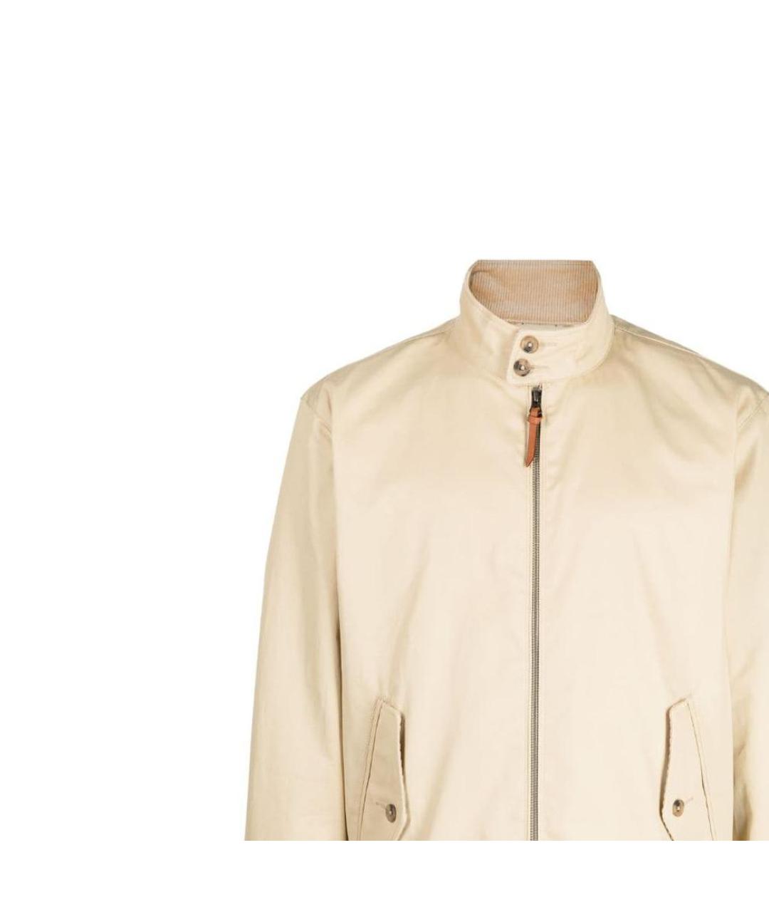 POLO RALPH LAUREN Бежевая хлопковая куртка, фото 5