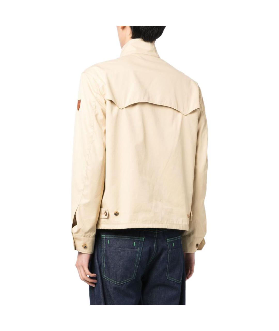 POLO RALPH LAUREN Бежевая хлопковая куртка, фото 2