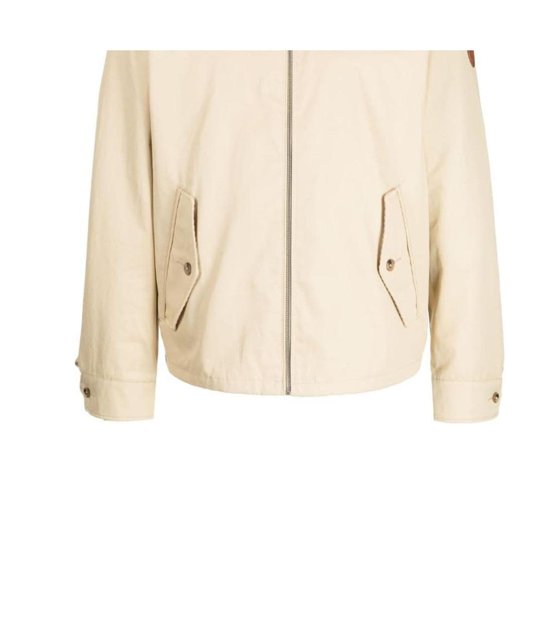 POLO RALPH LAUREN Бежевая хлопковая куртка, фото 6