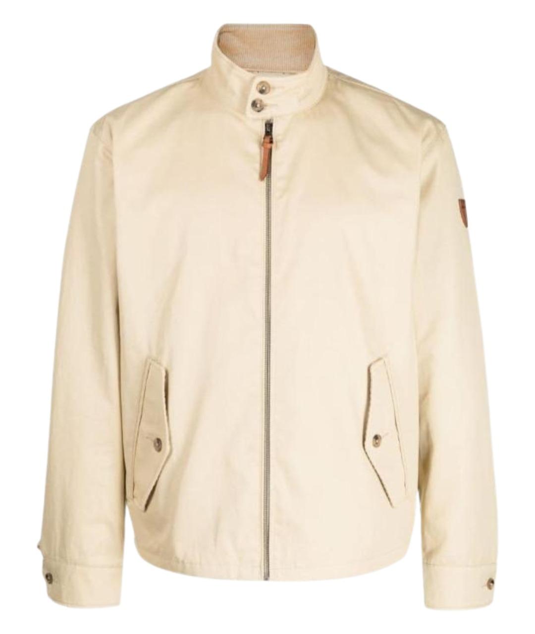 POLO RALPH LAUREN Бежевая хлопковая куртка, фото 1