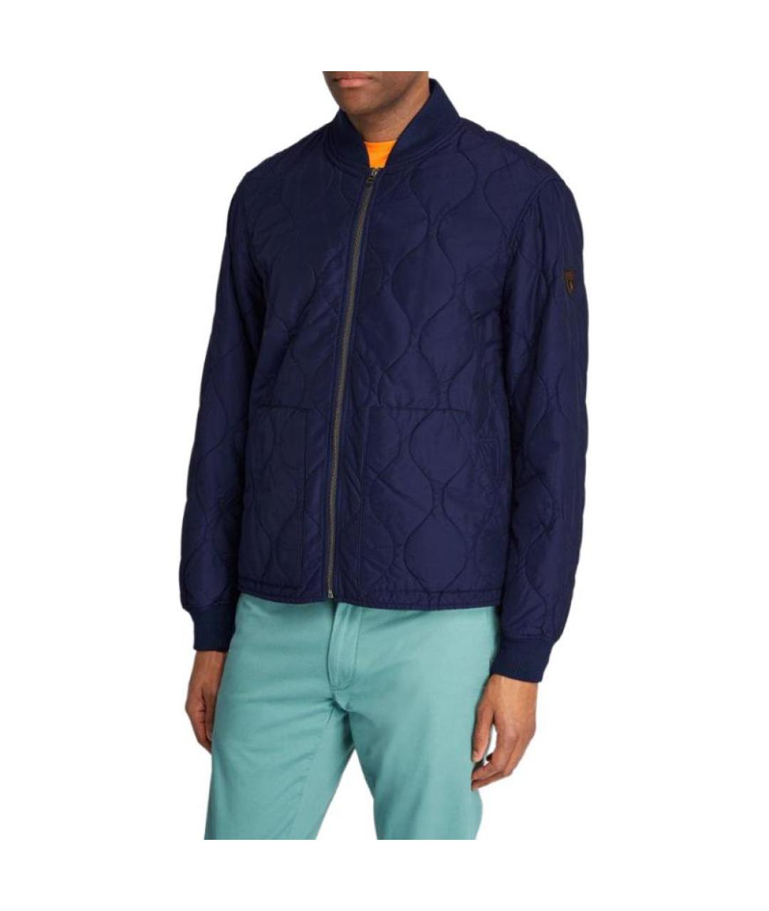 POLO RALPH LAUREN Темно-синяя хлопковая куртка, фото 7