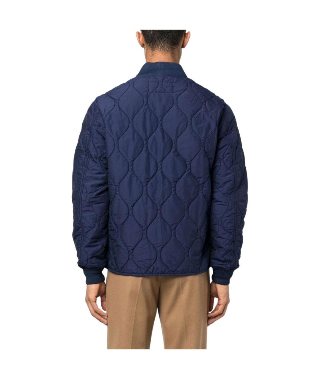 POLO RALPH LAUREN Темно-синяя хлопковая куртка, фото 4