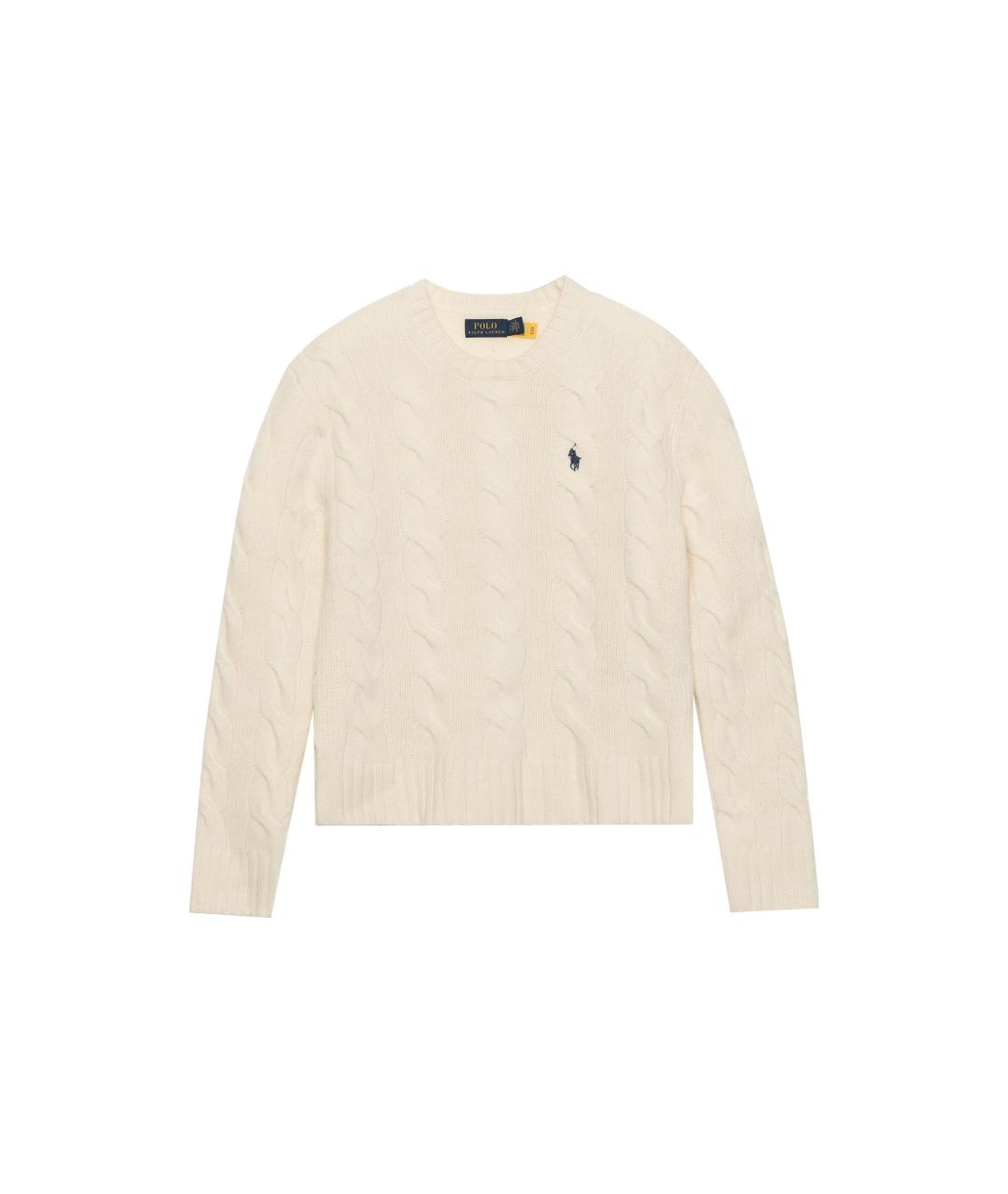 POLO RALPH LAUREN Белый джемпер / свитер, фото 1