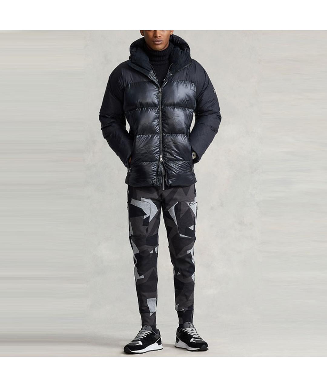 POLO RALPH LAUREN Черный пуховик, фото 2