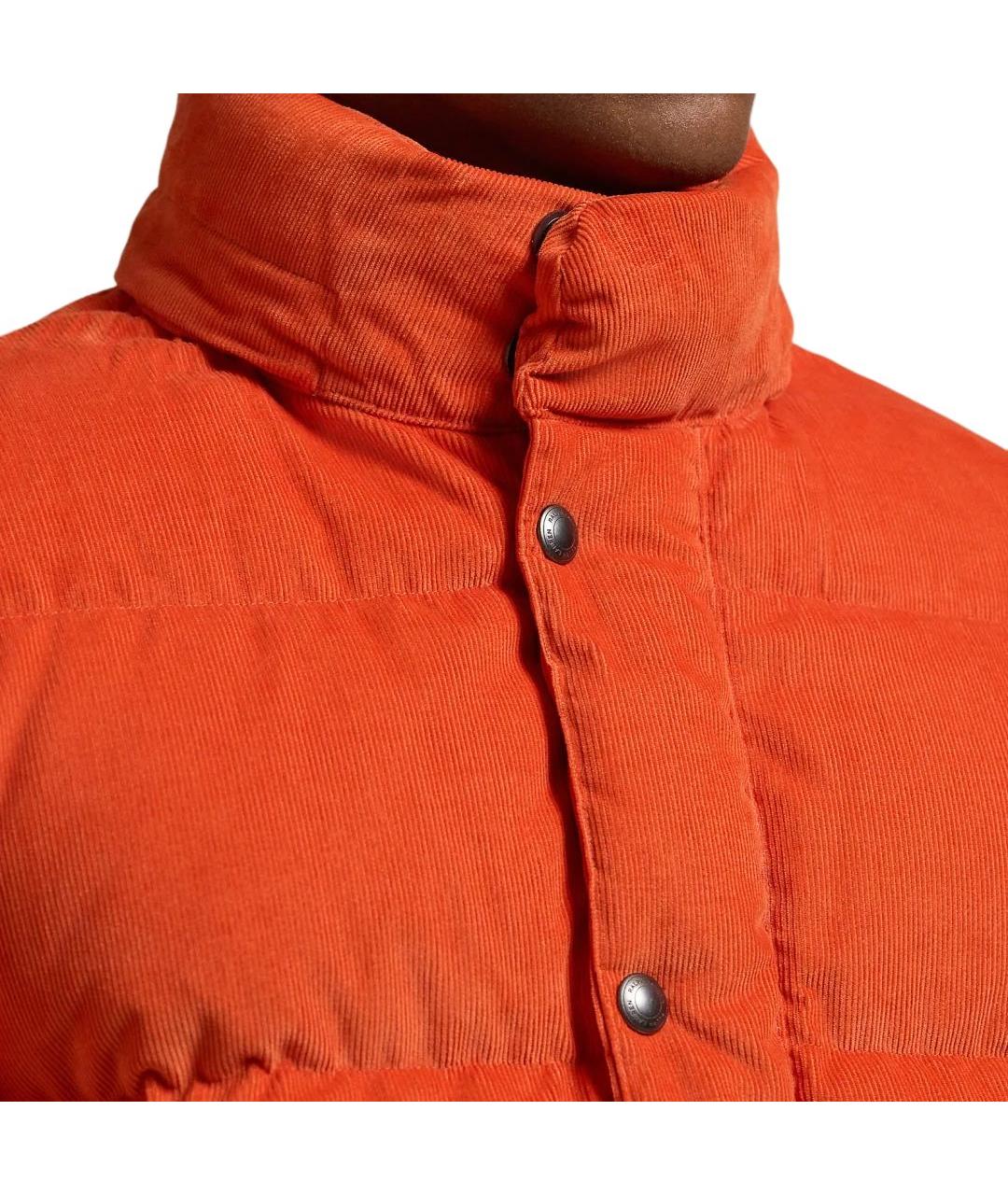 POLO RALPH LAUREN Оранжевый хлопковый пуховик, фото 5