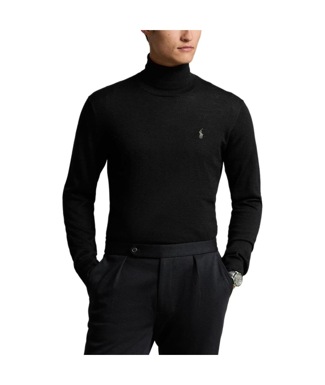 POLO RALPH LAUREN Черный джемпер / свитер, фото 2