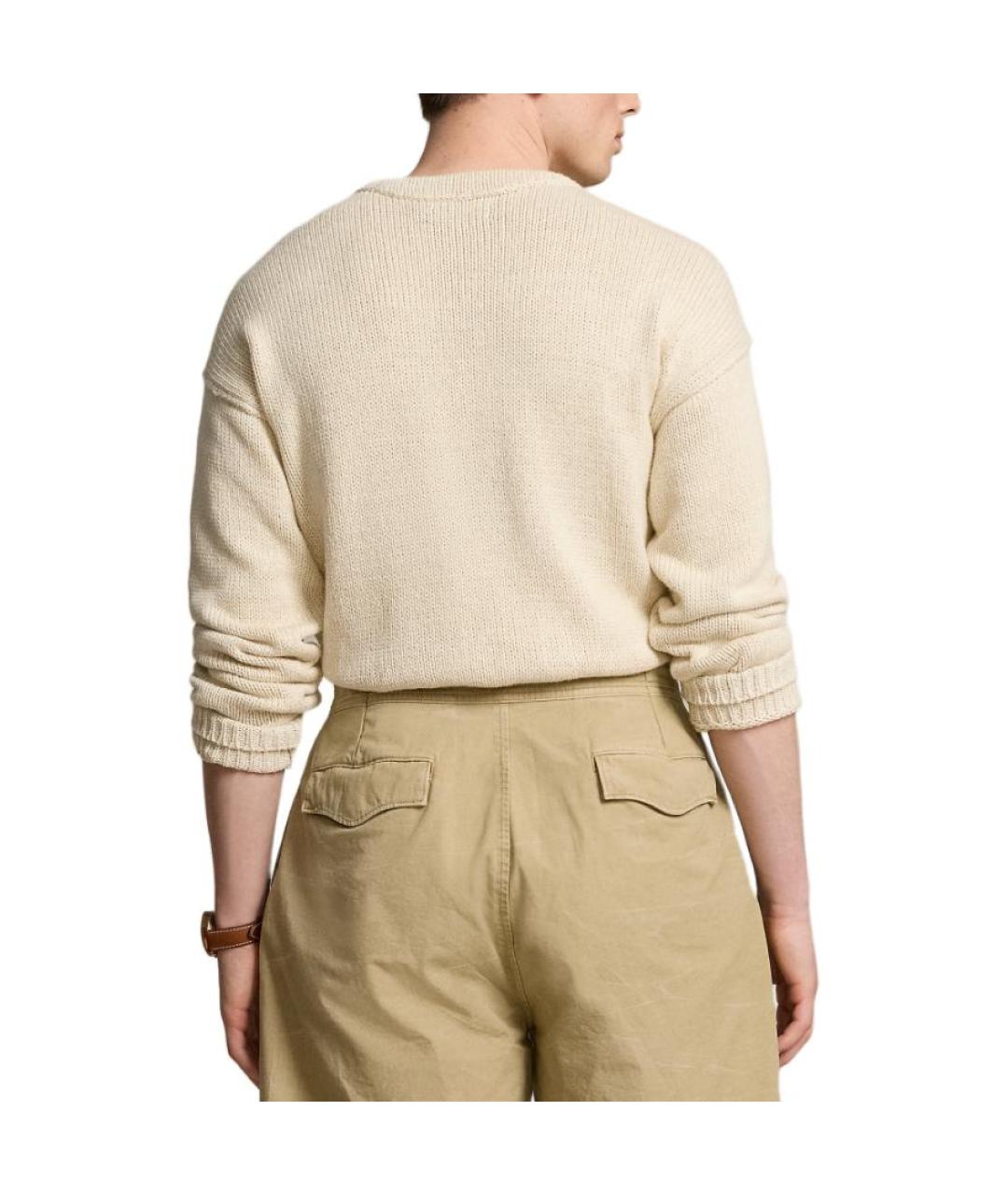 POLO RALPH LAUREN Бежевый джемпер / свитер, фото 3