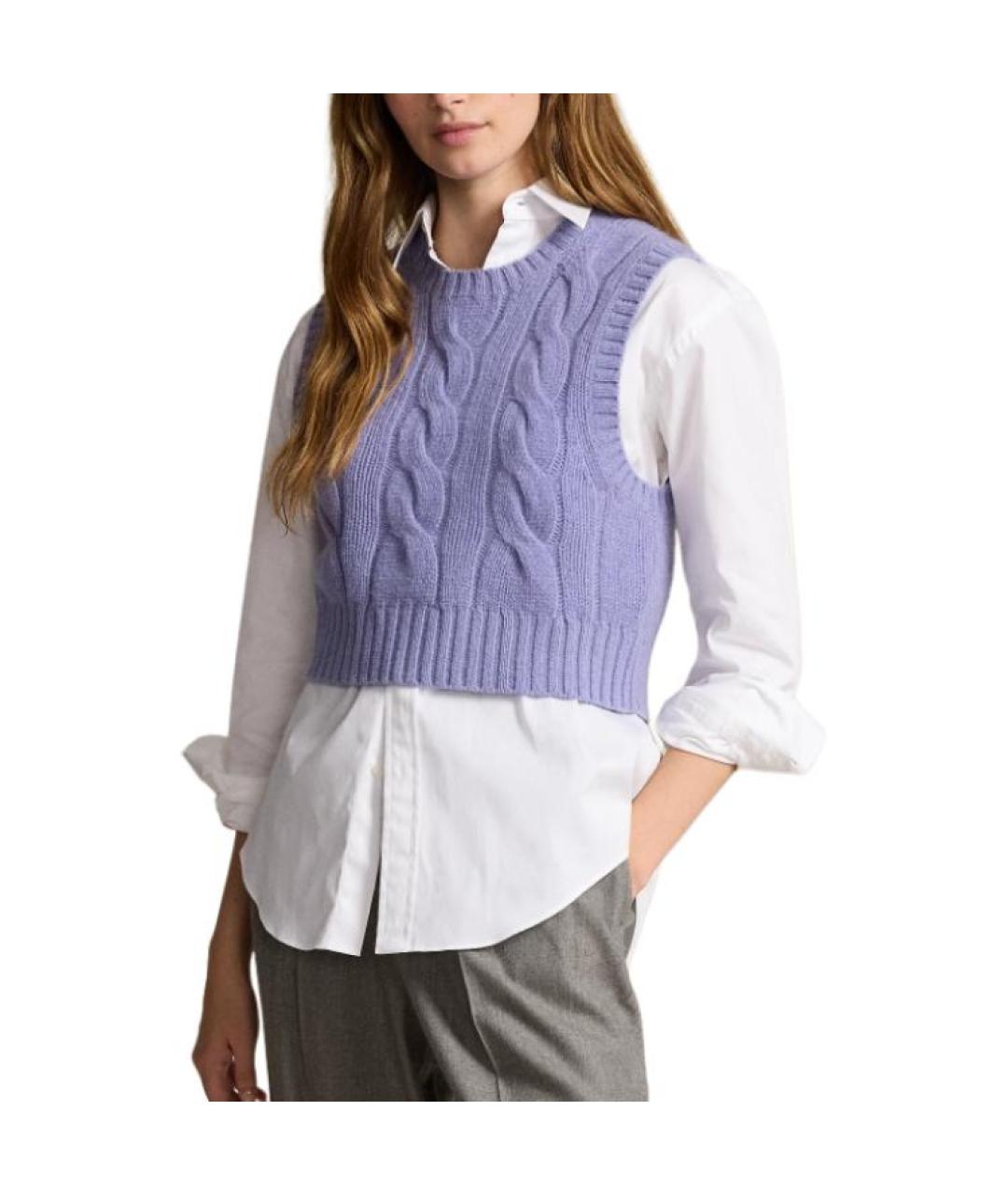 POLO RALPH LAUREN Фиолетовая жилетка, фото 4