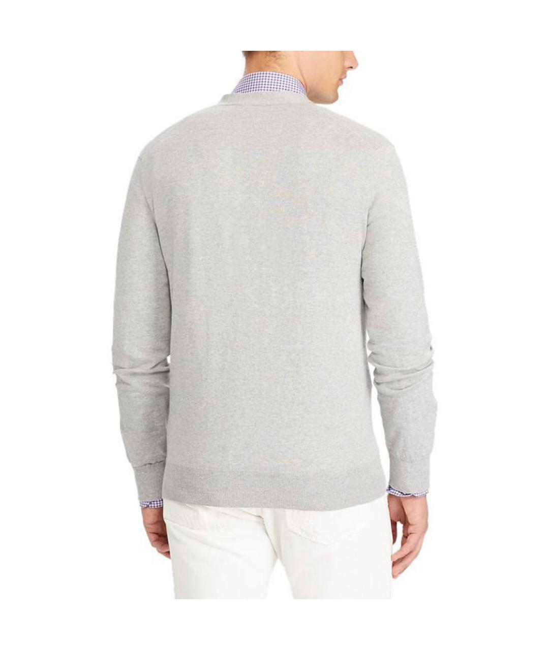 POLO RALPH LAUREN Серый джемпер / свитер, фото 4
