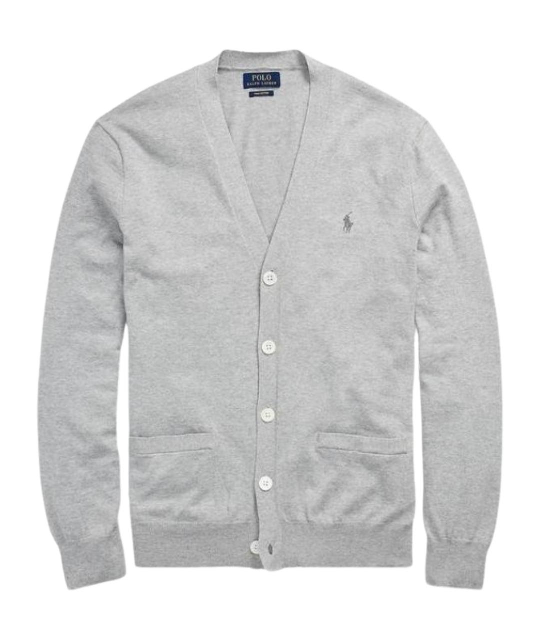 POLO RALPH LAUREN Серый кардиган, фото 1